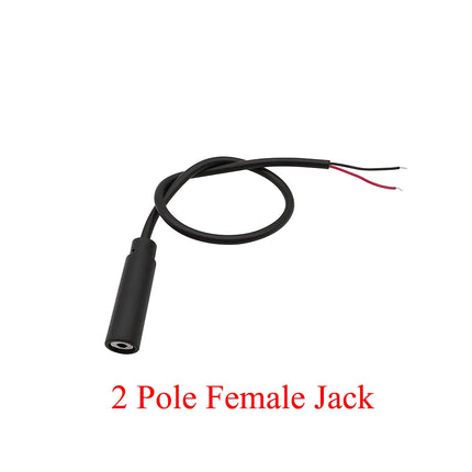 1/3/5 Pz 2.5mm 2/3/4 Poli Filo Maschio Femmina Spina Martinetti Cavo Audio Mono Stereo Aux Connettore di Estensione Delle Cuffie riparazione FAI DA TE