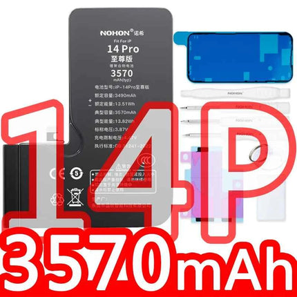 NOHON  High Capacity Phone Battery for iPhone 13 13Pro 12 Pro 11 X XR XS 12Mini 13PM 15Pro MAX 14 SE SE2 SE3 Replacement Bateria