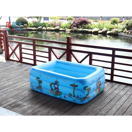 Stock Piscina familiare all'aperto all'ingrosso per bambini Adulti Piscina gonfiabile da 150 cm Piscina gonfiabile portatile per bambini