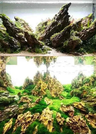 250g 500g 1000g Natural Aquarium Decor Stone Rockery Landscaping Fish Tank Microporous Stone Good for Plants Growth