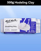 250g/500g White Ceramic Clay Bake-Free Air-Drying Clay Stone Plasticine Students DIY Handmade Tool Sculpture Soil Ceramic Doll Clay