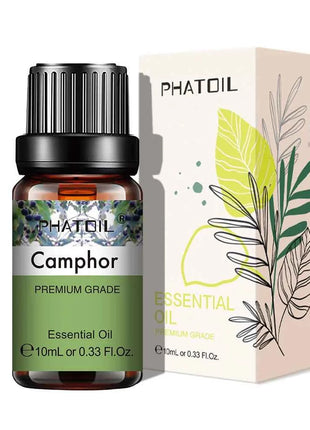 PHATOIL Natural Plant Essential Oil 10ml Eucalyptus Lavender Bergamot Vanilla Peppermint 1PCS Aroma Essential Oils For Diffuser