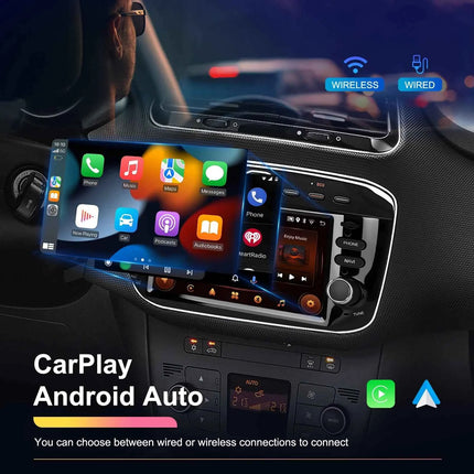 Podofo 6.2'' 2+64G Car Radio For Fiat Punto 2010-2016/Linea 2012-2015 Multimedia Player WIFI GPS Carplay Android Auto Car Stereo