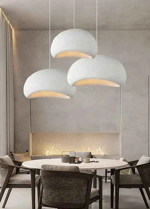 Lampada a sospensione a 3 teste Wabi Sabi moderna sala da pranzo cucina lampadario a soffitto decorazioni per la casa camera da letto soggiorno loft lampada a sospensione