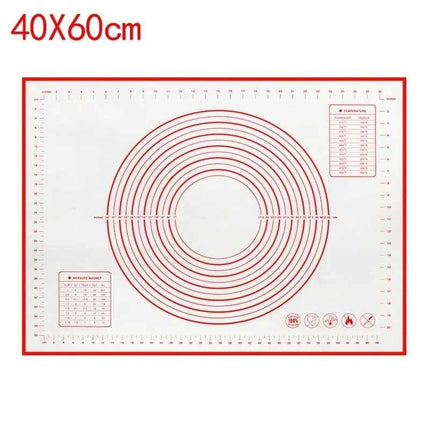 UNTIOR 1PCS Silicone Baking Mat Kneading Pad Dough Mat Pizza Cake Dough Maker Kitchen Cooking Grill Non-Stick Gadgets Bakeware