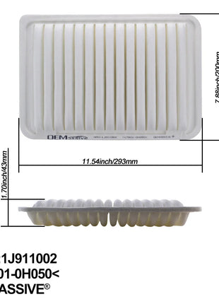 Kit di Manutenzione 3-in-1 per Toyota Camry Venza 2.5L / 2.7L: Filtro Olio, Aria e Abitacolo 04152-YZZA1 17801-YZZ02 87139-YZZ08