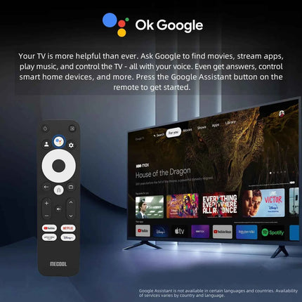 MECOOL Original KM7 PLUS Netflix TV Box 2GB16GB Android Smart TV 11 Google Certified 4K Amlogic tvbox ip tv WIFI Hebrew Arabic