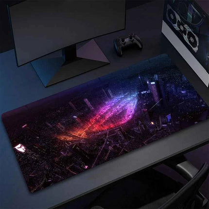 Asus Rog Mause Pad Anime Mouse Mats Gaming Computer Desk Mat Mouse Carpet Pc Accessories Gamer Mouse Pad Speed Rubber Mat