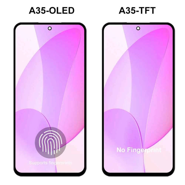Schermo Super OLED per Samsung Galaxy A35 Display LCD Touch Screen digitale con cornice per Samsung Galaxy A35 A356B A356B/DS