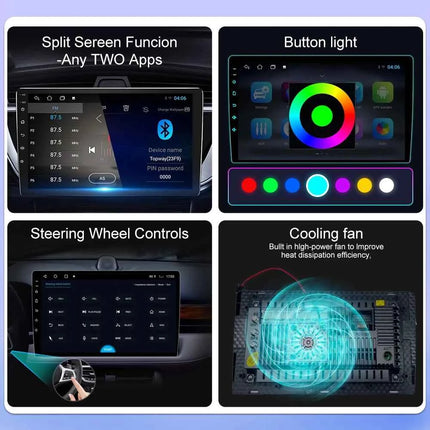 Car Radio Carplay Android 16 For Ford S Max S-MAX 2006-2015 For Ford Galaxy 2014 Bright black Auto Stereo Multimedia Player DPS
