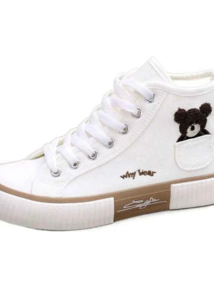 Simpatiche scarpe di tela da donna sneakers traspiranti scarpe sportive di marca per donna scarpe casual vulcanizzate appartamenti alti Zapatos Mujer