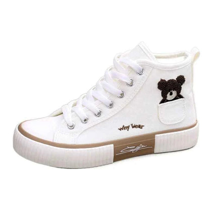 Simpatiche scarpe di tela da donna sneakers traspiranti scarpe sportive di marca per donna scarpe casual vulcanizzate appartamenti alti Zapatos Mujer