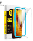 SmartDevil Vetro temperato per Xiaomi POCO F8 Pro F7 F5 F6 X7 Pro F4 Protezione dello schermo per Poco X8Pro Max Pellicola protettiva in vetro HD