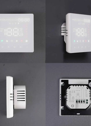 Moes Smart WiFi Zigbee Floor Heating Thermostat Tuya Compatible APP Control Schedule Energy Saving Child Lock Touchscreen