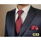 Set Cravatta e Fazzoletto Uomo Colorato 160cm - Accessori Matrimonio