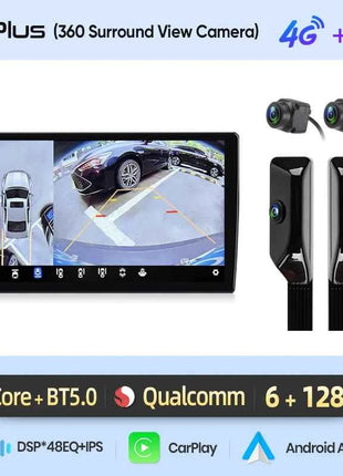 Junsun V1 Plus For Peugeot 107 Toyota Aygo Citroen C1 2005 - 2014 Car Radio wireless CarPlay Android Auto No 2 din 2din DVD