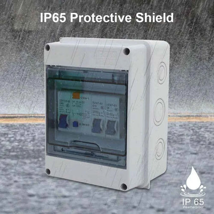 Outdoor Waterproof Electrical Distribution Box ABS Plastic Junction Wire Box 5/8/12/18/24 Ways MCB Box