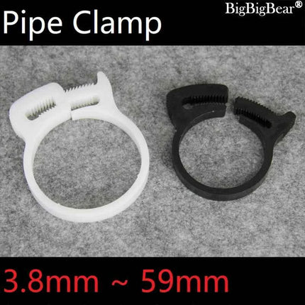 10 pezzi fascette stringitubo 3.8 ~ 59mm linea di plastica tubo dell'acqua Clip forte crampi a molla raccordo per tubo dell'aria del carburante strumento fisso