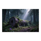 Aquarium Background Poster Large Forest Tree Trunk Moss PVC Waterproof Backdrop for Freshwater/Saltwater & Reptile Tanks