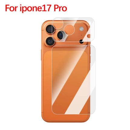 1-3 set 17PM pellicole protettive per iPhone 17 Pro Max 17Pro protezione dello schermo posteriore morbida PET ultra sottile trasparente pellicola per lenti antigraffio