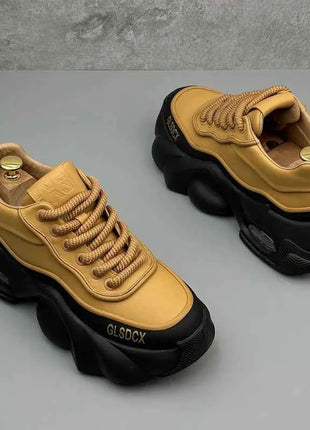 Designer Style Men Shoes 2025 Autumn Fashion Comfortable Men's Thick Platform Sneakers Casual Shoes Sports Trainers Tenis