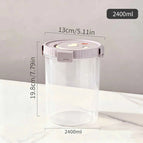 Round Purple 2400ml