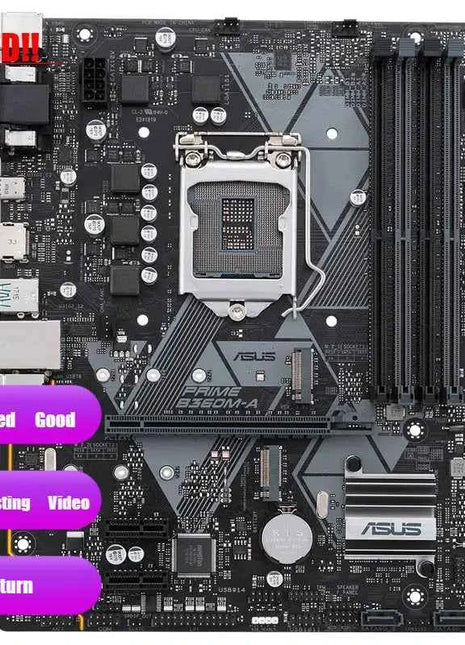Asus PRIME B360M-A With Intel B360 LGA 1151 Micro-ATX Desktop Motherboard