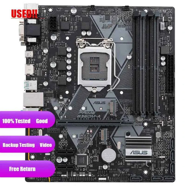 Asus PRIME B360M-A With Intel B360 LGA 1151 Micro-ATX Desktop Motherboard