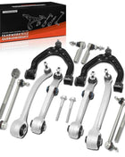 Set di 12 bracci di controllo Frankberg per asse anteriore sinistro e destro per Tesla Model S 5YJS Bj 2014 LR026271 104396600A 104396500A