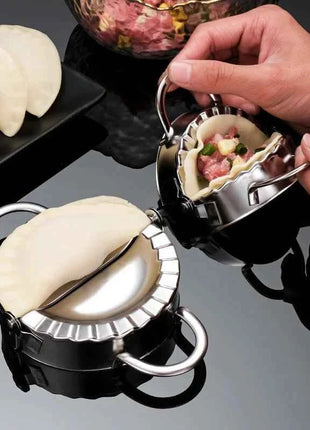 Round Dumpling Maker Stainless Steel Dough Cutter Skin Slicer Machine DIY Jiaozi Ravioli Pie Pastry Mold Kitchen Baking Tools
