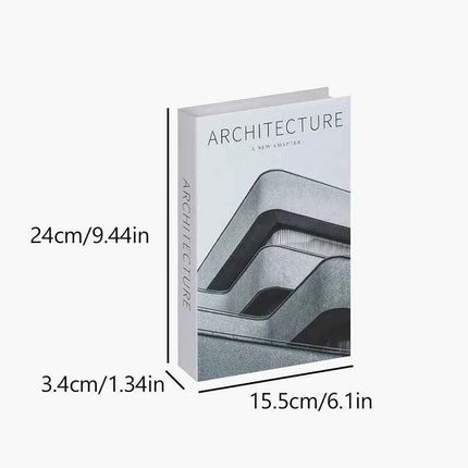 Nuovi libri finti di lusso per la decorazione Libro di simulazione creativa di moda Ornamento da tavolo Libri da tavolino Decorazioni per la casa