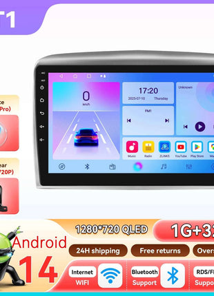 Hizpo 8Core 2Din AI Android 14 Car Radio For Lancia Ypsilon 2006-2011 Car Multimedia GPS 4G Carplay 360Camera By Snapdragon 6115