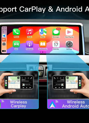 15.8 "Linux Wireless Carplay Car Radio for BMW X1 F48 2016 2017 2018 NBT EVO Multimedia NBT HD AutoRadio Screen Navigation Carplay Head Unit Audio Stereo Wifi