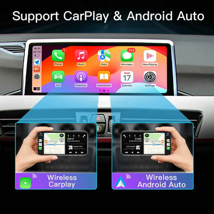 15.8 "Linux Wireless Carplay Car Radio for BMW X1 F48 2016 2017 2018 NBT EVO Multimedia NBT HD AutoRadio Screen Navigation Carplay Head Unit Audio Stereo Wifi