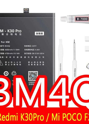 NOHON BM53 BM3L BM4E BM47 Battery For Xiaomi Mi 10T Pro Lite 9T 11T 8 9 10 10S 11 12 12X Max3 Mix 4 2 2S POCO F1 F2 Pro F3 M3 A3