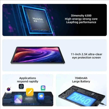 Compatibile multilingue Global Rom Nuovo Lenovo Xiaoxin Pad 11 2025 MTK Dimensity 6300 11 "Schermo 2.5K 7040mAh Tablet Android