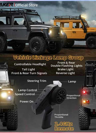 New MN99s MN98 1:12 MN Model RTR Version RC Car 2.4G 4WD RC Rock Crawler Defender Remote Control Car 1/12 RC Truck Cars Toys