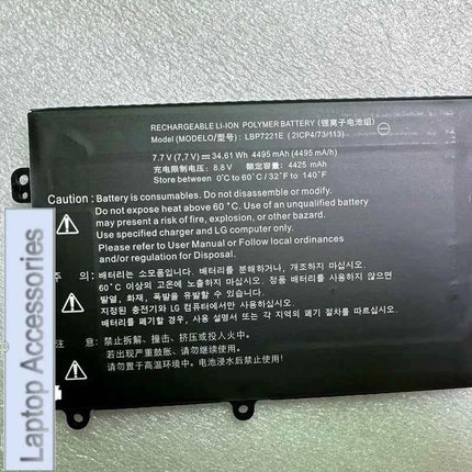 CHJ F  LBP7221E LBG722VH Laptop Battery For LG Gram 13Z940 13ZD940 13Z950 13Z970 14Z950 14ZD950 14Z960 15Z960 15ZD960 15ZD975