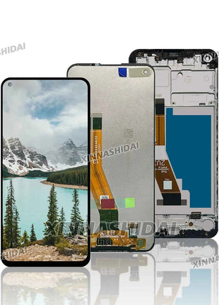 LCD testato di alta qualità per Samsung Galaxy A11 Display LCD Touch Screen Digitizer per Samsung con parti di ricambio per telaio