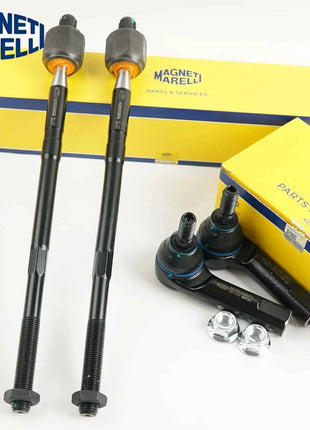 6 Pezzi 1J0422811B 1J0422803H Giunti Sferici Interni ed Esterni per Barra Sterzo per VW Jetta Golf Beetle MK4 Bora Leon per Audi A3