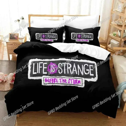 3D Game Life is Strange Before the Storm Comfortable Duvet Cover Pillowcase Bedding Set Children Bedroom Decoration Home Textile