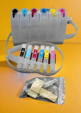 T2431-T2436 T2771-2776 Ciss System with Auto Reset Chip for Epson XP-55 XP-750 XP-760 XP-850 XP-860 XP-950 XP-960 XP-970 Printer