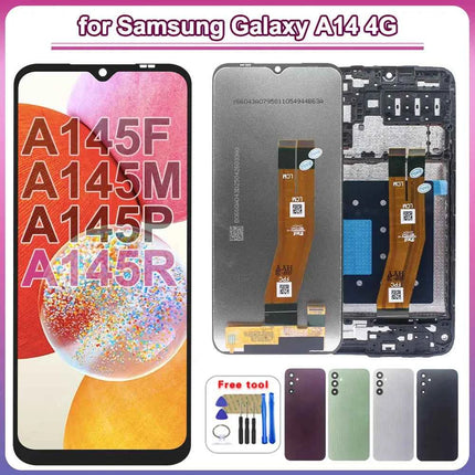 Samsung Galaxy A14 4G Display Touch Screen Digitizer 6.6" LCD Assembly Replacement for Samsung Phone A145F A145M A145P A145R