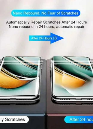 4PCS Full Cover Hydrogel Film For OPPO Realme V60 V60S N65 C65 C65s C75 Screen Protector For 60x 70X 70 Turbo C67 Neo7 Not Glass