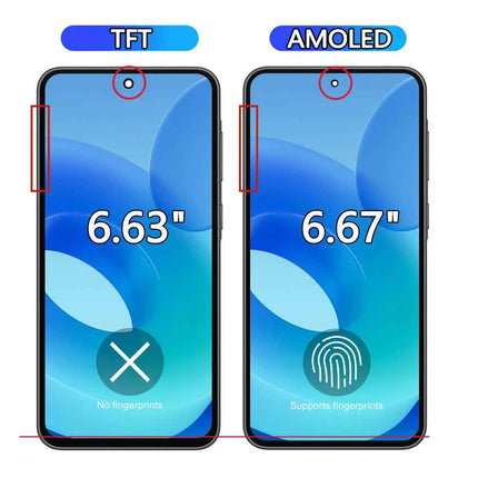 Nuovo Schermo AMOLED per Samsung Galaxy A36, Display LCD con Touch Screen e Digitalizzatore, Assemblaggio Completo per Samsung A36 5G A366E, Ricambio Schermo