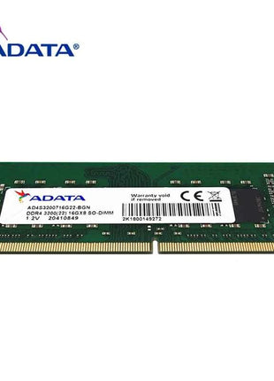 ADATA Laptop Memory RAM DDR4 8GB 16GB 3200MHz SO-DIMM Memory Module for notebook