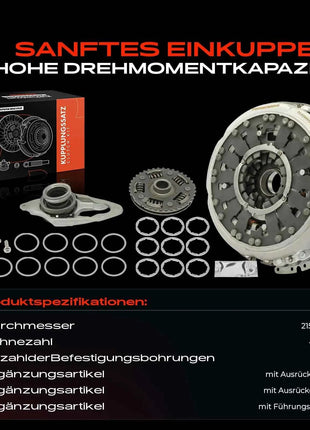 Kit Frizione Frankberg 1x per Audi A3 Seat Skoda VW Golf 5 6 Polo Touran 1.6 1.9 Tdi Dsg 0AM141017AR
