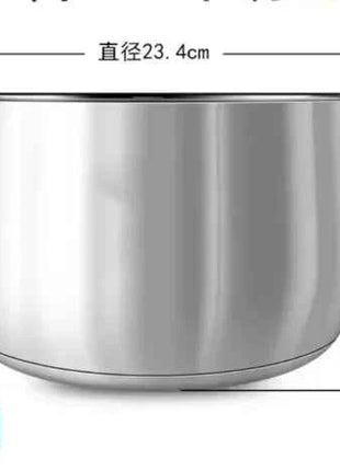 Pentola Interna Midea in Acciaio Inox 304 - 3L 4L 5L per Rice Cooker FS3010/70