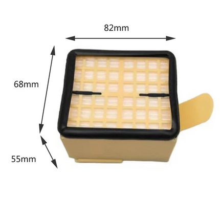 ABGH-4 Pcs HEPA Filters  For Vorwerk Kobold VK135 VK136 Vacuum Cleaner Parts Replacement