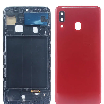 Display LCD AMOLED per Samsung Galaxy A30, Schermo Touch con Digitalizzatore, Assemblaggio Completo con Cornice per Samsung A30 A305F A305G